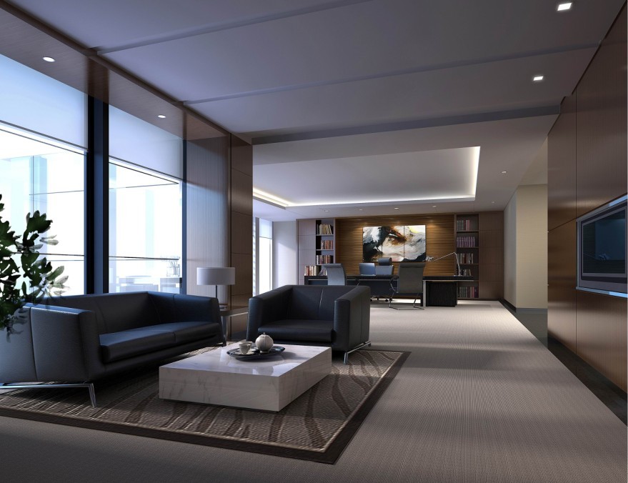 优质的办公室装饰可以刺激工作心态