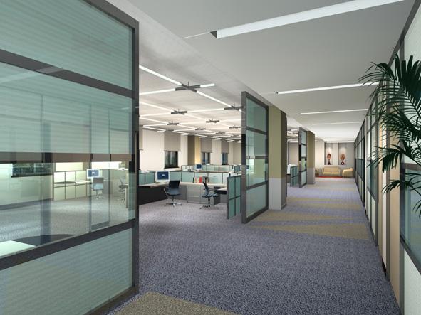 办公区装修如何进行色彩搭配